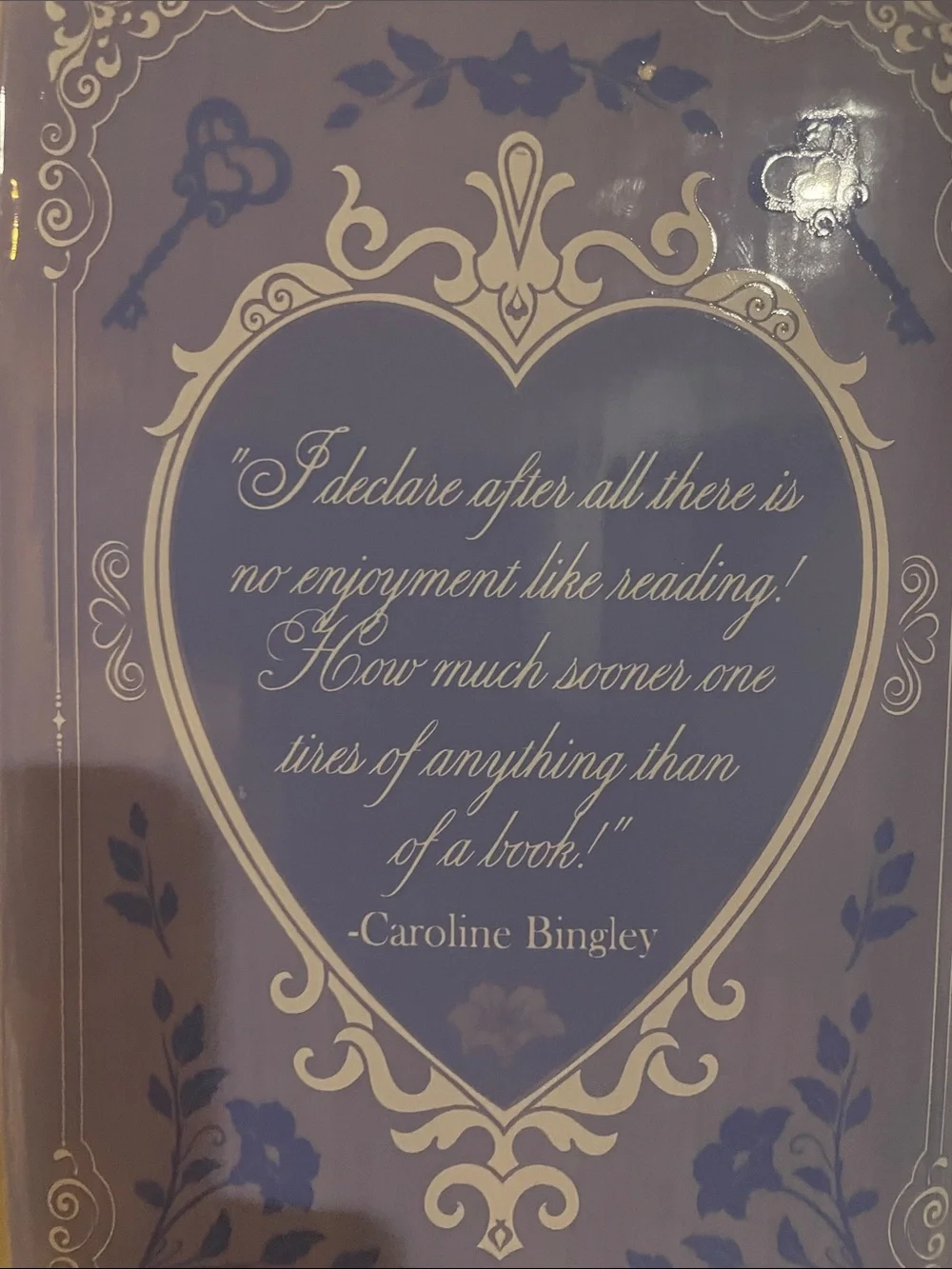 Pride and Prejudice Book Vase Blue Floral New Kirkton Aldi 2026 Book collection